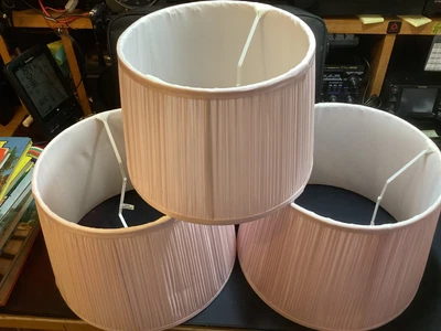 £20 • Buy Lampshades X3 - Laura Ashley Blush Pink Pleated