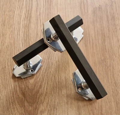 £78 • Buy Pair Of Art Deco Bakelite/ Chrome Door Pull Handles (Architectural, Salvage)