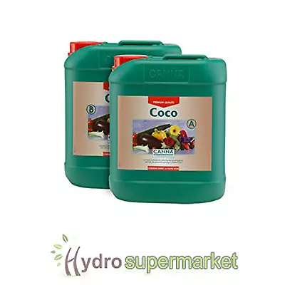 Canna Coco A + B 5l Complete Nutrient Coco Coir Growth & Flowering Hydroponics • £44.95