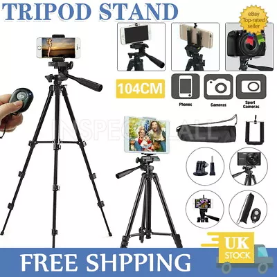 Tripod Stand Mount For Digital Camera Camcorder Phone Holder IPhone DSLR SLR • £5.99