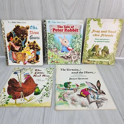 Lot Of 5 Little Golden Books Easter & Animal Themed Vintage 1970s 80s 90s • $9.99
