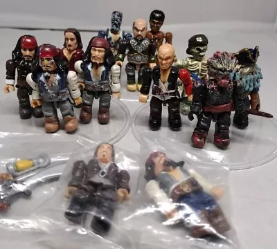 Mega Bloks Pirates Of The Caribbean Minifigures Lot Of 13 • $44.95