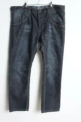 Ze Enzo Mens Jeans- Blue - W40 Short (40i) • £4.99