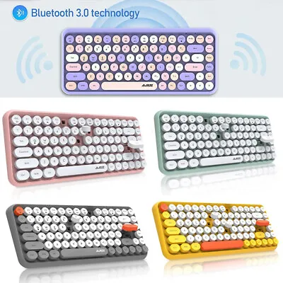 Wireless Bluetooth Keyboard Matte Panel 84 Keys Lightweight Keyboard For PC MAC • $20.61