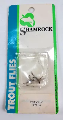 Shamrock Trout Flies Pack Of 2 Mosquito Size 18 • $6.99