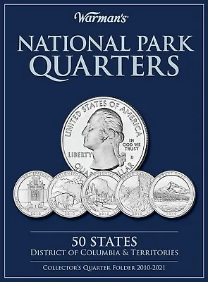 50 State Quarters Album Territories Collector Coin Folder Collecting Binder Book • $6.37