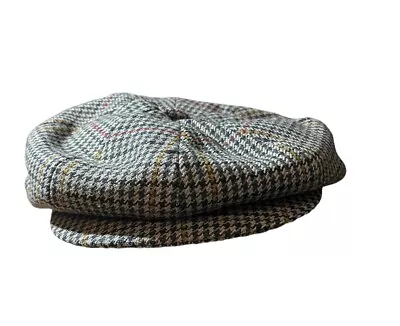 Vintage Paul Stuart Mens Tweed Wool Ivy Newsboy Cap Hat Scotland Made Size 7 EUC • $33.99