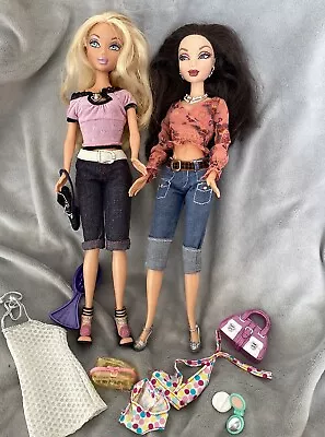Vintage My Scene Doll Bundle Shopping Spree Barbie  Swappin Nolee Clothes Etc • £8.99