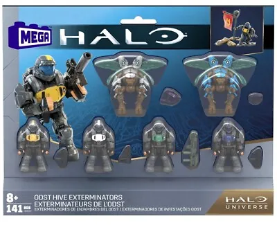 Mega Halo Universe UNSC ODST Hive Exterminators Battle Of  Mombasa 141pcs Mattel • $135.79