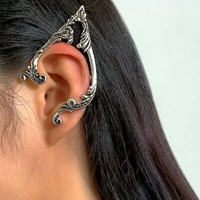 Gothic Punk Elven Cuff Earrings Women Fashion Jewelry Charms Metal Clip Earring • $10.12