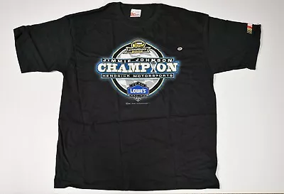 Jimmie Johnson #48 Lowe's 2006 NASCAR Nextel Cup Champion T-shirt Sizes: L Or XL • $13.99