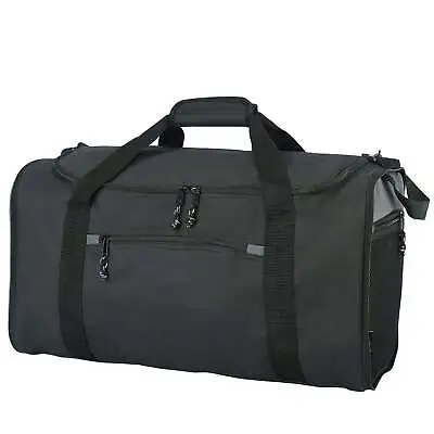 20  Collapsible Sport And Travel Duffel Bag Black • $13.04