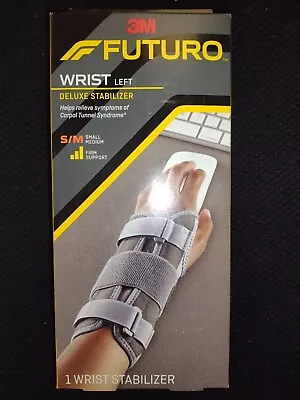 3M Futuro Deluxe Wrist Stabilizer Left Hand Size Sm/Med Carpal Tunnel Relief • $9