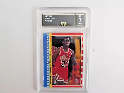 Michael Jordan 1987 Fleer Sticker # 2 --Graded GMA 7 • $140