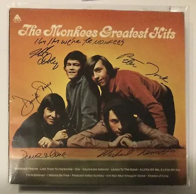 THE MONKEES Signed Greatest Hits LP JSA Arista • $1299.99