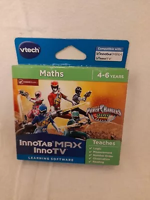 Vtech INNOTAB MAX INNO TV Game. POWER RANGERS. MATHS Age 4-6 Years. Free P&P • £3.99