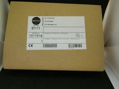 $235.86 • Buy Samson Type 6111 I/p Actuator Converter Converter VAR-ID 1011518