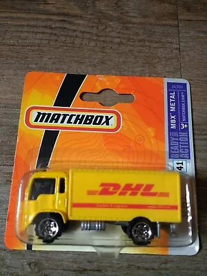 Matchbox DHL 41 Yellow Lorry MBX Metal J6306 2005 Bnib Rare • $31.13