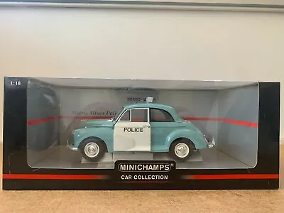 Minichamps Morris Minor Police 1/18 In Box C5 • £66.58