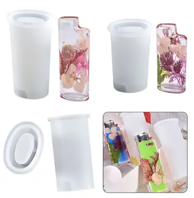 Silicone Resin Mould Mold Set Lighter Case Cover DIY Craft Epoxy Gift UV Bic • $8.99