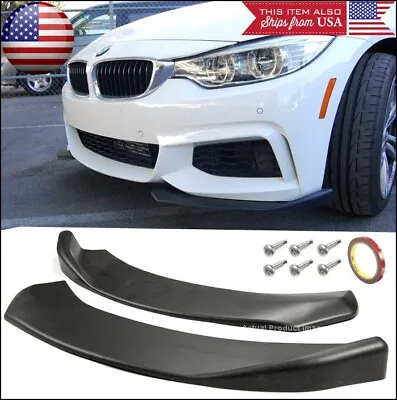 Front Bumper Lip Valance Spoiler Chin Splitters Winglet Blade For Mazda Subaru • $47.44