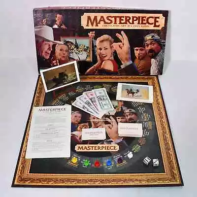 Vintage 1996 Parker Brothers Masterpiece The Classic Art Auction Game 0823! • $50