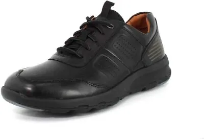 Rockport Mens Lets Walk M UBal Black Sneaker 10.5W • $44.99