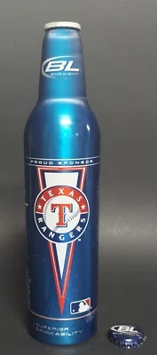 $7.99 • Buy BUD LIGHT Aluminum Beer Bottle #501491 - MLB 2009 Texas Rangers