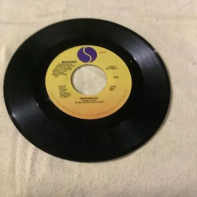 45 RPM RECORD: Madonna NM 45 Rpm  Borderline  On Sire Records • $4