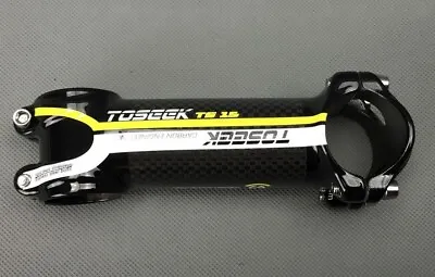 Carbon 3K Alu 7° MTB Road Bike Handlebar Stems Bar Stem 31.8*60/70/80mm Yellow • $16.36