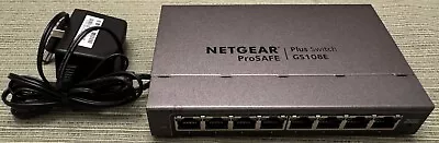 Netgear ProSAFE Plus 8-Port Gigabit Switch With 4-Port PoE GS108PEv3 • $19.95