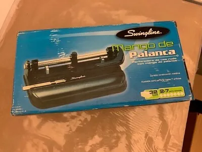 Swingline Lever Handle Heavy Duty Hole Punch 32 Sheets 2-3 Holes | Open Box • $19.99