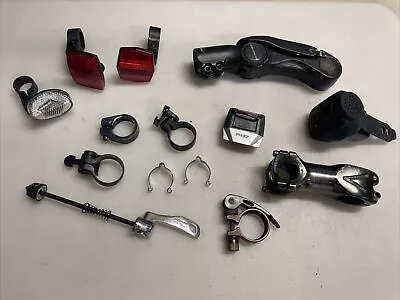 Lot Of Bicycle Parts Lights Accessories • $35