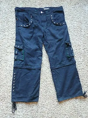 DARKROCK ROCKER Baggy Fit Grunge GOTHIC PUNK STAGE JEANS PANTS BIKER NWOT • $32