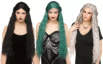 Medieval Wig Adult Womens Renaissance Witch Mermaid Wench Maiden Costume • $14.88