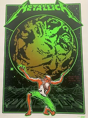 Metallica Rare Concert Poster East Rutherford 2017 No. 318/550 Made • $185