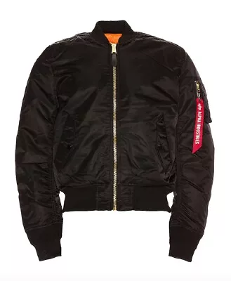 Authentic Alpha Industries MA-1 Man Intermediate Reversible Bomber Jacket Size S • $90