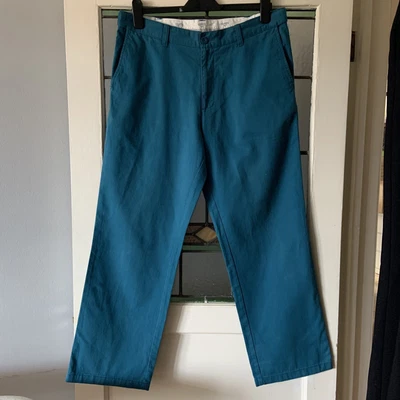 £2 • Buy BHS Atlantic Bay Original Chinos Men’s Blue Trousers Size 34” Waist 29” Leg