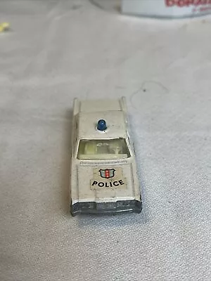 Matchbox Lesney 1968 Mercury No 55D Or 73 White Police Car. Vintage Police Car. • $29.99