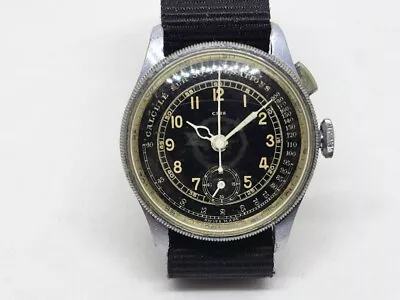 CRIS Calcule Sur 30 PULSATION Medical Watch - Military Monopusher Manual Wind • $600