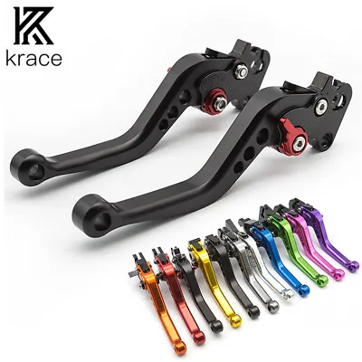 For Suzuki GS500 GS 500 1989-2009 Brake Clutch Levers CNC Black Short Adjustable • $32.82