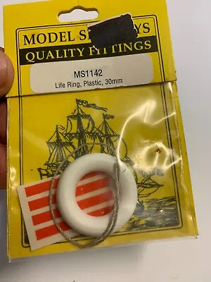 Model Shipways Life Ring Plastic Kit Needs Assembled 300mm With Rope • $5.65