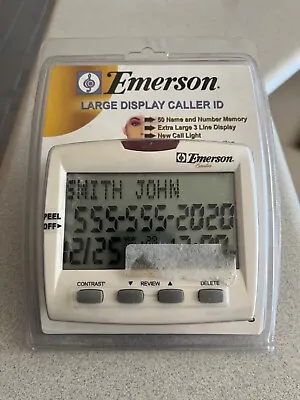 Emerson EM-50 Large Display Caller ID With Adjustable Stand - FREE SHIP • $88