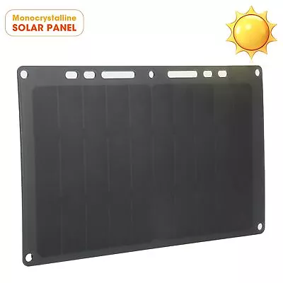 10W 6V Portable Solar Panel Kit Foldable Bag USB Battery Charger IP65 Waterproof • £15.73