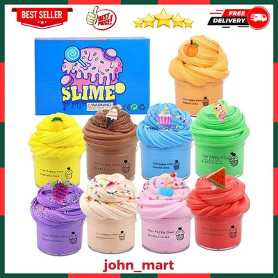$25.69 • Buy Slime Kit For Girls Boys, 9 Different Scented & Premade Slimes