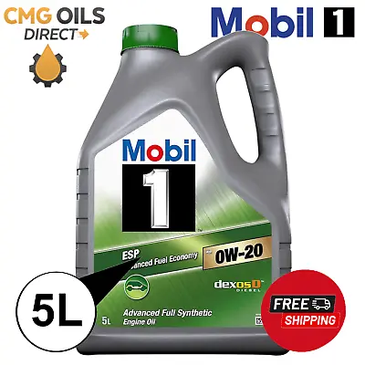 £59.99 • Buy Mobil 1 Esp X2 0w-20 Advanced Fully Synthetic Engine Oil - 5 L (153684)