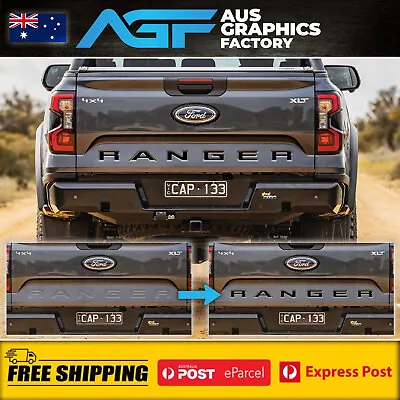 Tailgate Lettering Decals FOR Next Gen Ford Ranger Infill Inlay Letters Stickers • $45