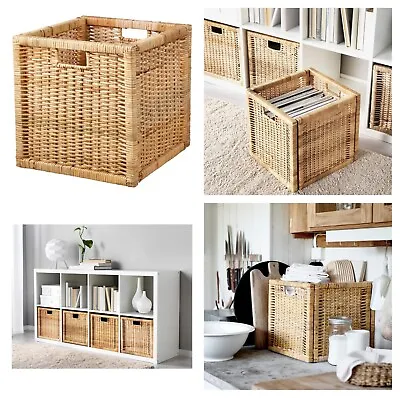 Ikea BRANÄS Basket Rattan 32x34x32 Cm • £32.23