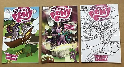 MY LITTLE PONY: MICRO SERIES #1: TWILIGHT SPRINKLE (2013) IDW; Covers A B & Sub • $15