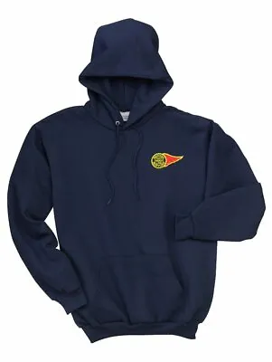 Western Maryland Fireball Logo Pullover Hoodie Sweatshirt [63] • $40.70